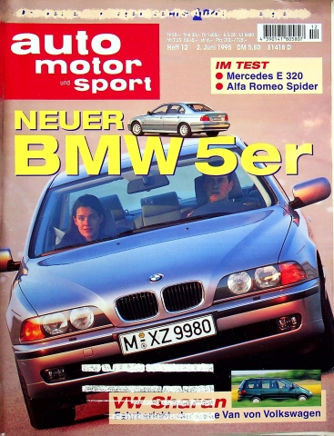 Deckblatt Auto Motor und Sport (12/1995)